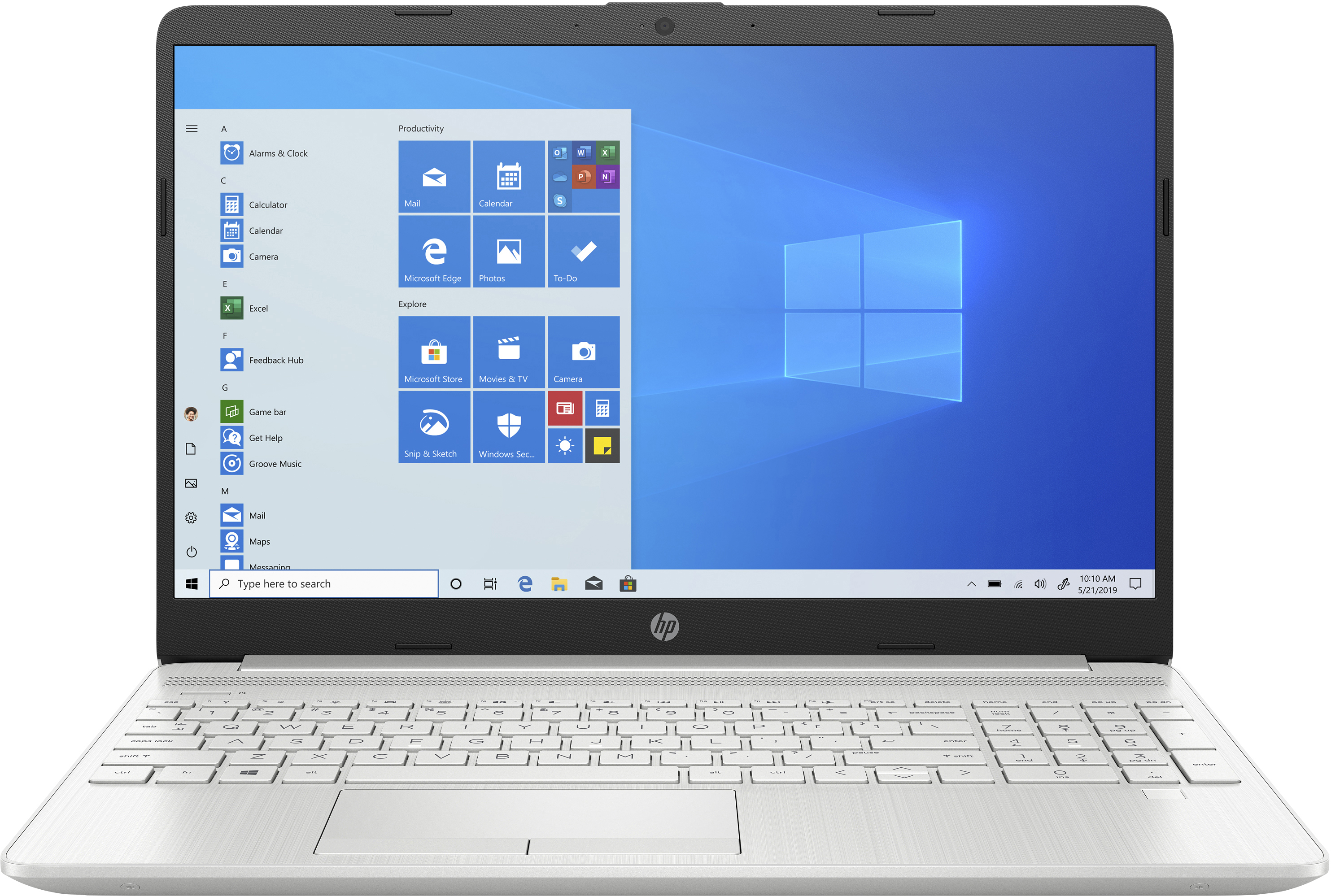 HP 15-dw1373ng, Notebook, Silber 15,6 256 HDD, 8 SSD, Prozessor, GB 1 i7-10510U TB Zoll Display, Intel® mit GB RAM