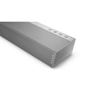 PHILIPS B6405, Soundbar, Silber