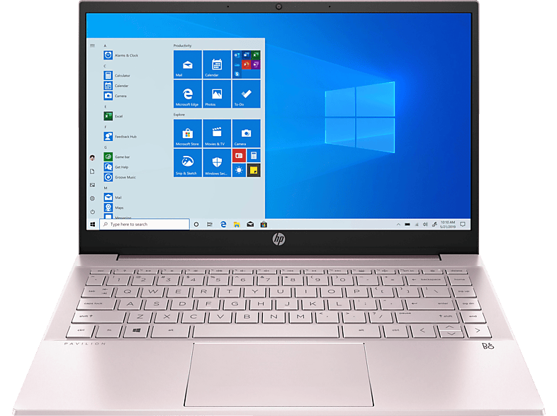 HP Pavilion 14-dv0300ng, Notebook mit 14 Zoll Display, Core i3 Prozessor, 8 GB RAM, 512 GB SSD, Intel® UHD Grafik, Pink