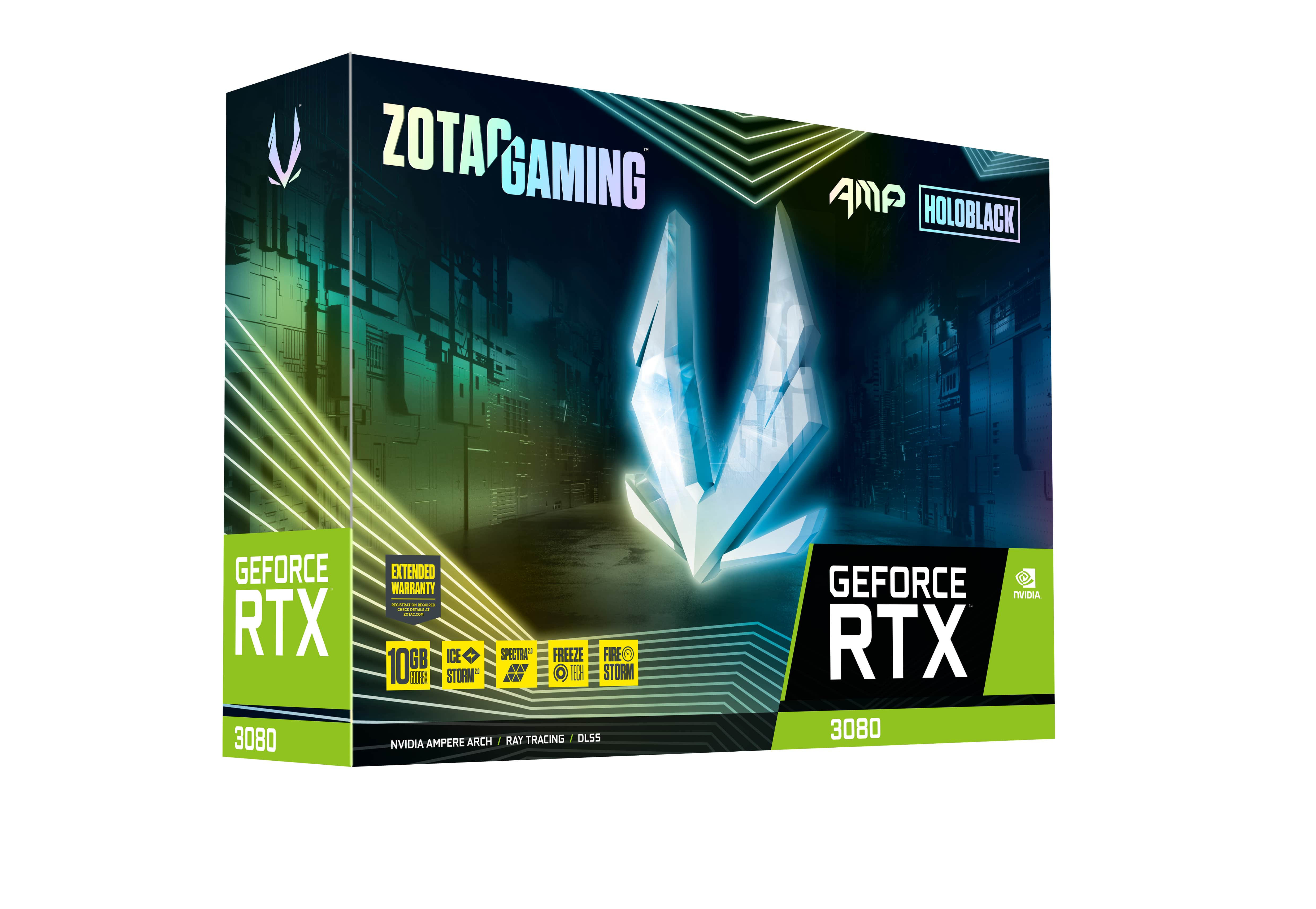 ZOTAC GeForce RTX™ 3080 AMP Holo 10GB (ZT-A30800F-10P) (NVIDIA, Grafikkarte)