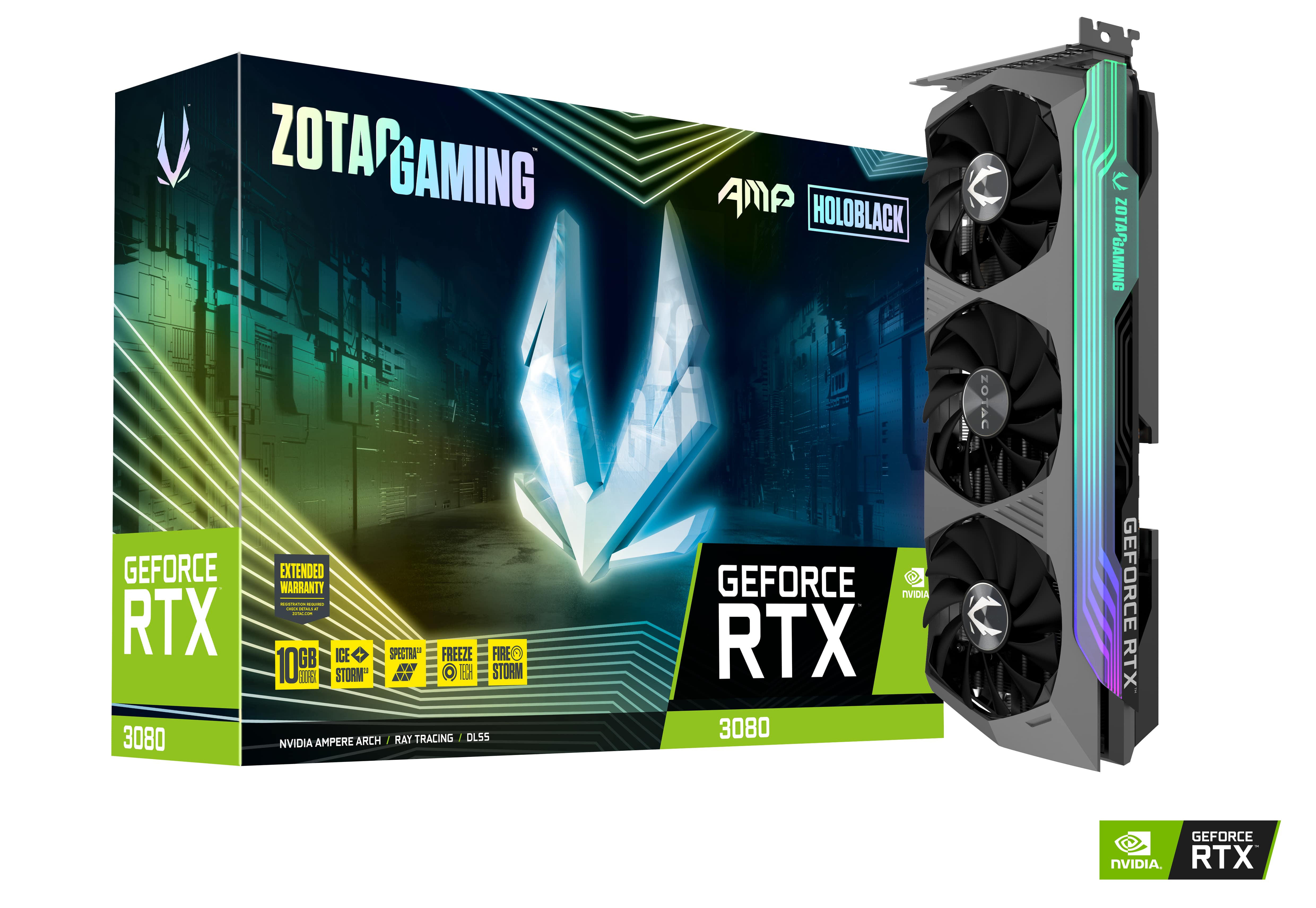 ZOTAC GeForce RTX™ 3080 AMP Holo 10GB (ZT-A30800F-10P) (NVIDIA, Grafikkarte)