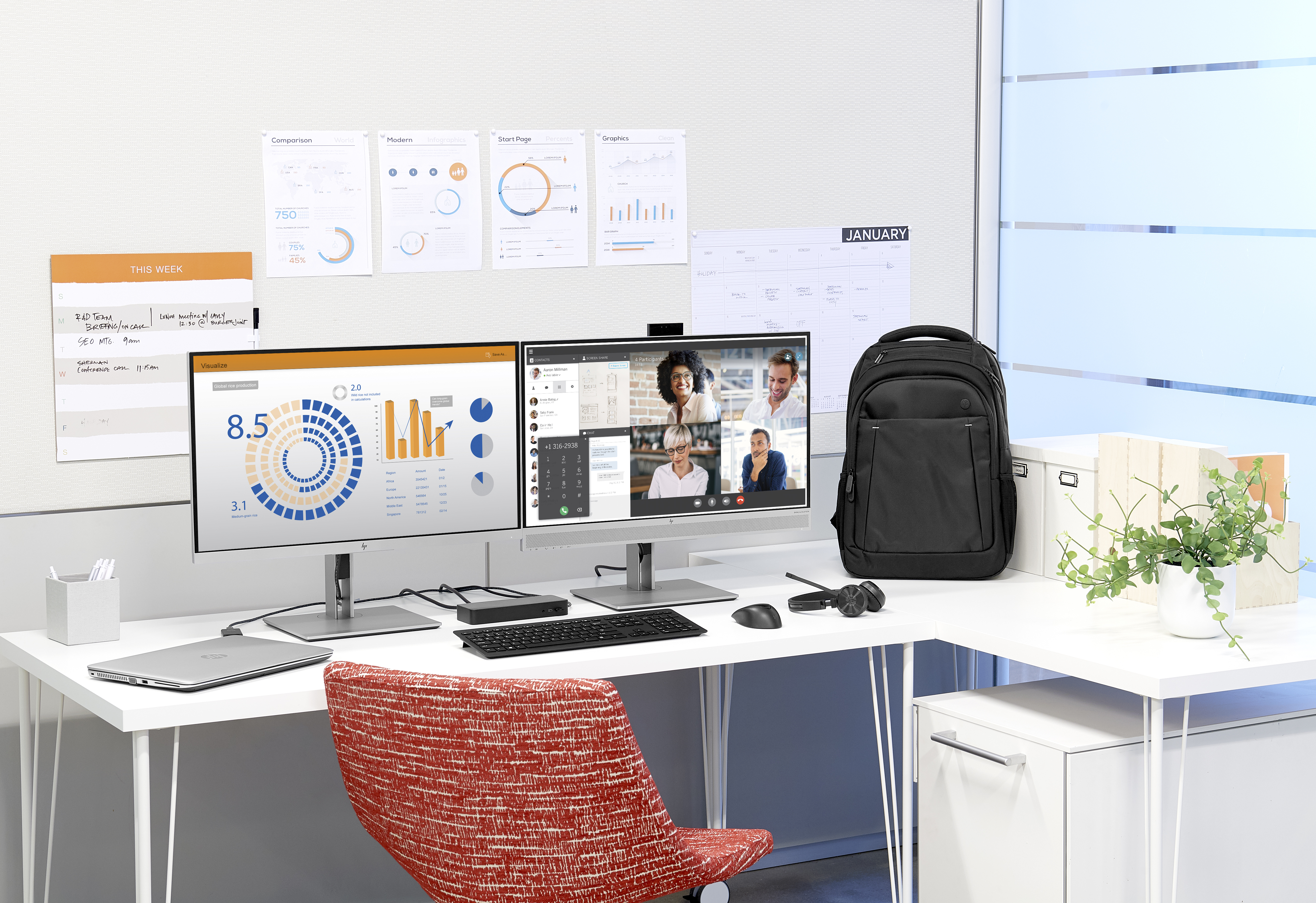 Mochila Para Portátil - HP, 2SC67AA/17.3/B