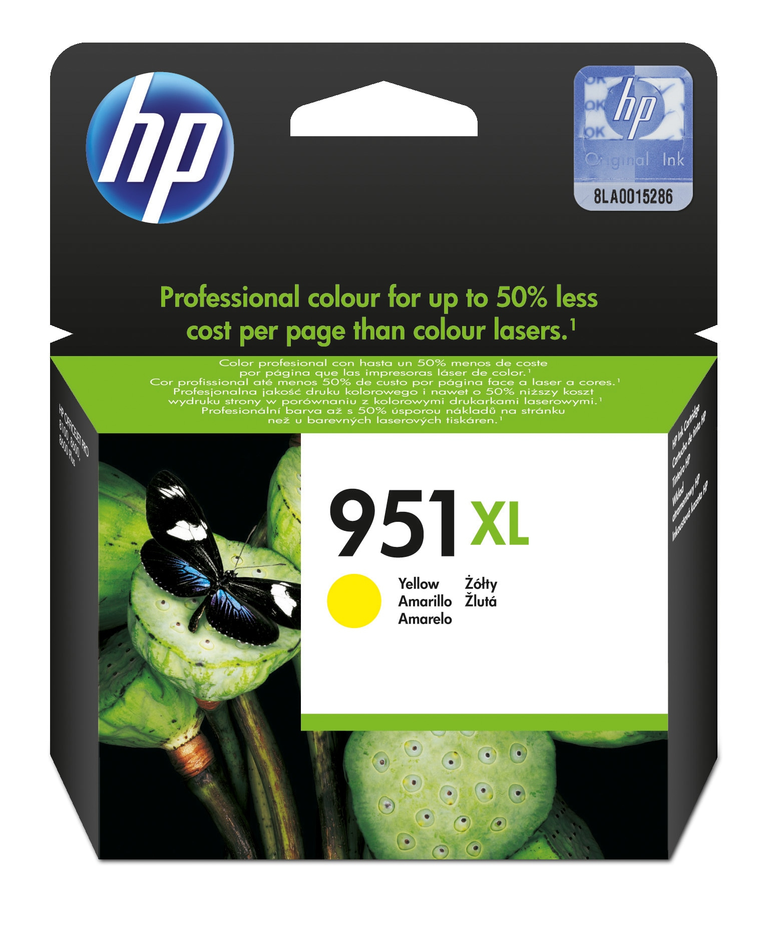 Cartucho de tinta - HP 951XL, Amarillo