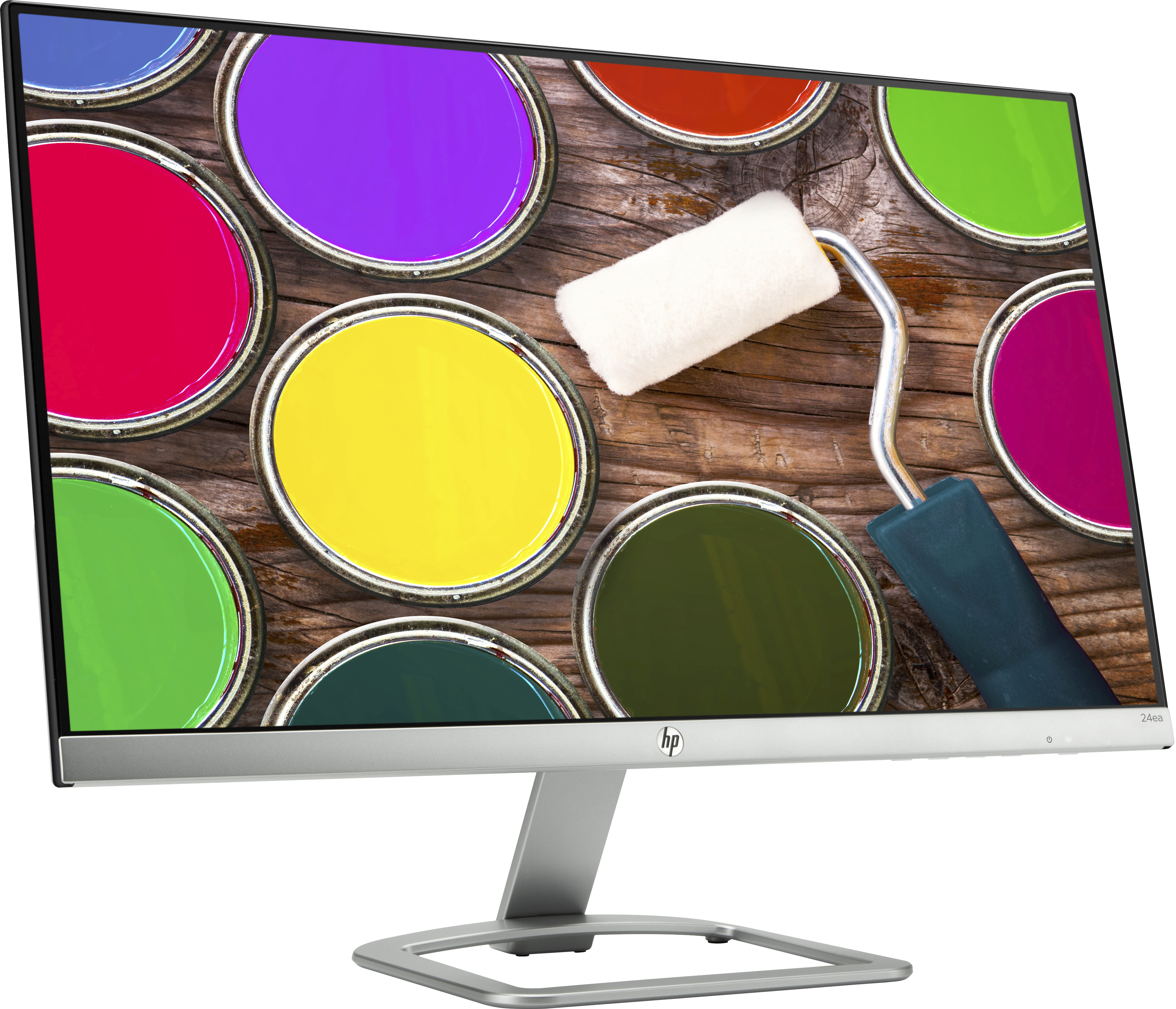 Monitor - HP 24ea, 23,8" Full HD, IPS, 1920x1080, LCD, HDMI, Plata