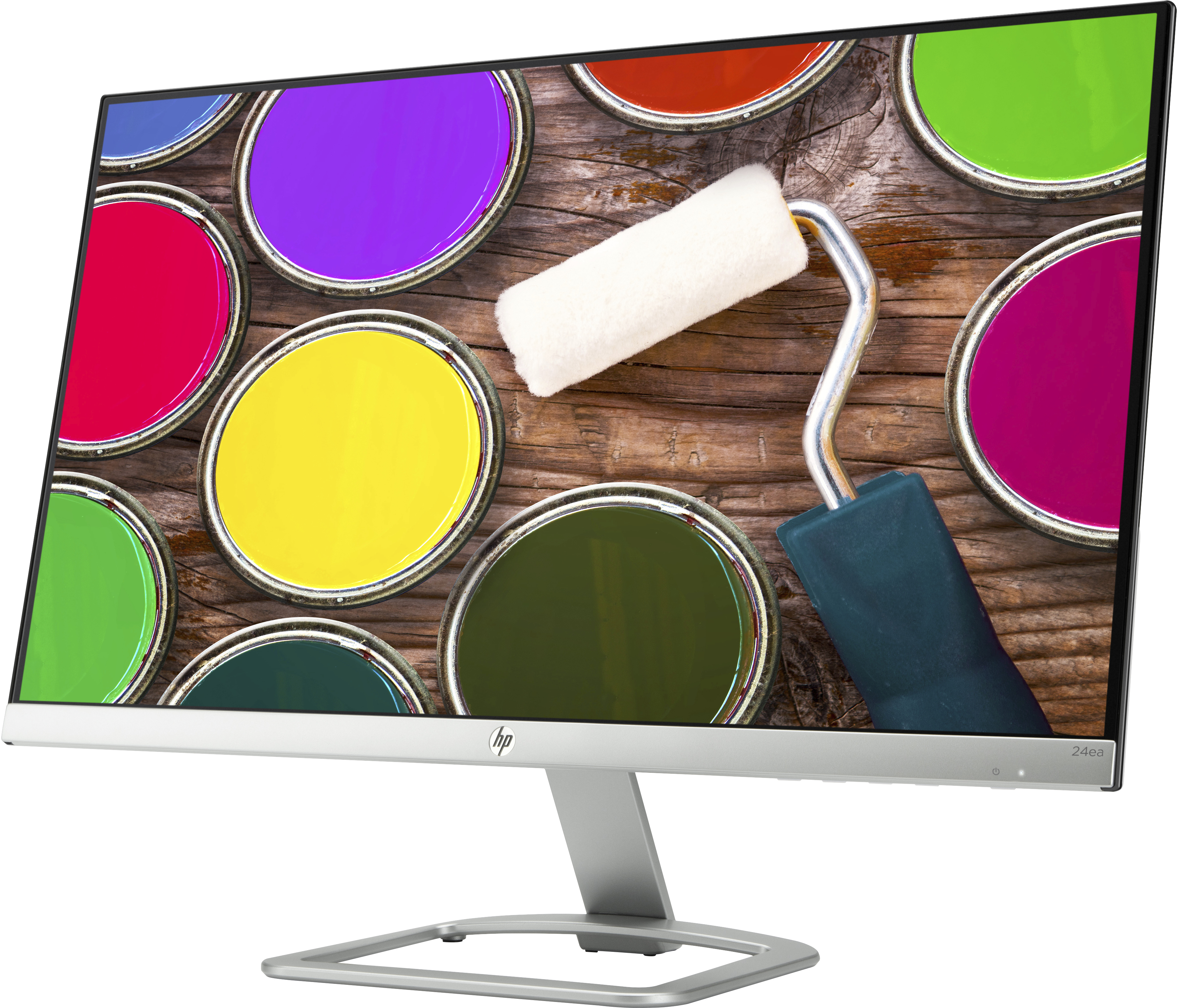 Monitor - HP 24ea, 23,8" Full HD, IPS, 1920x1080, LCD, HDMI, Plata