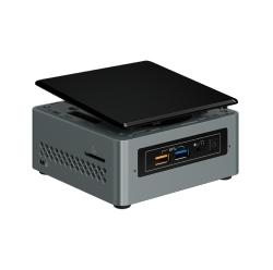 Mini PC - Intel NUC6CAYH, Intel® Celeron®, Wi-Fi, Bluetooth, HDMI, Negro y gris