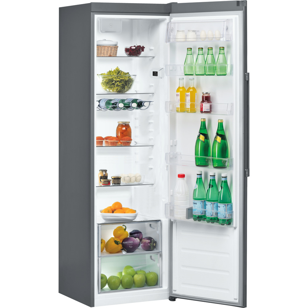 Frigorífico una puerta - Hotpoint SH8 1Q XRFD, 366 l, Estático, 187.5 cm, 38 dB, Inox