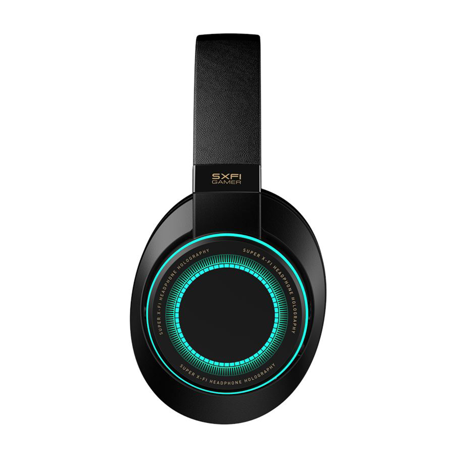 Auriculares gaming - Creative SXFI, De diadema, Con cable, USB-C, Cancelación de ruido, Micrófono, Negro