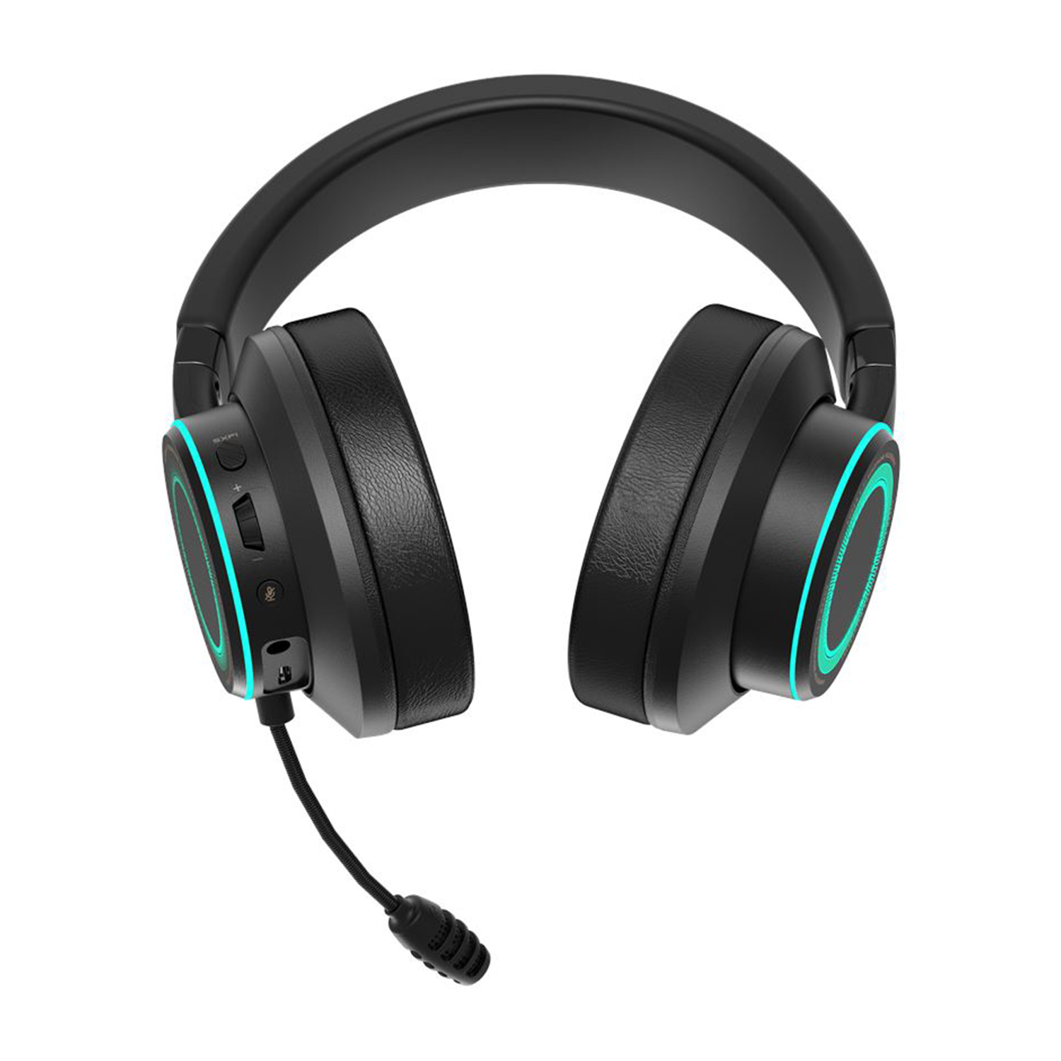 Auriculares gaming - Creative SXFI, De diadema, Con cable, USB-C, Cancelación de ruido, Micrófono, Negro