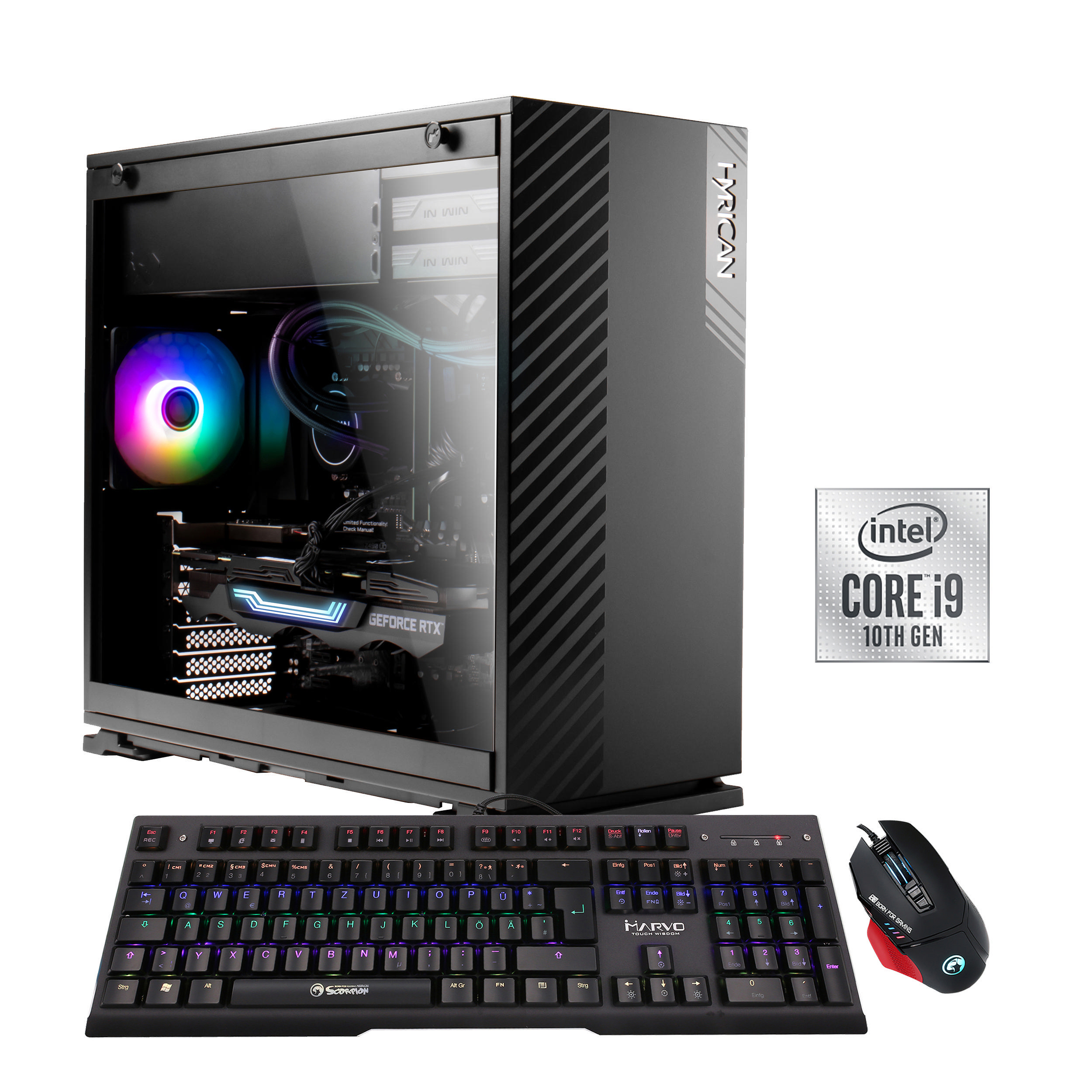 HYRICAN ALPHA 6601, Windows Intel® 1 10, 1 i9-10850K Prozessor, TB Gaming-PC TB RTX™ GB SSD, SSD, NVIDIA, 3090 RAM, mit 32 GeForce