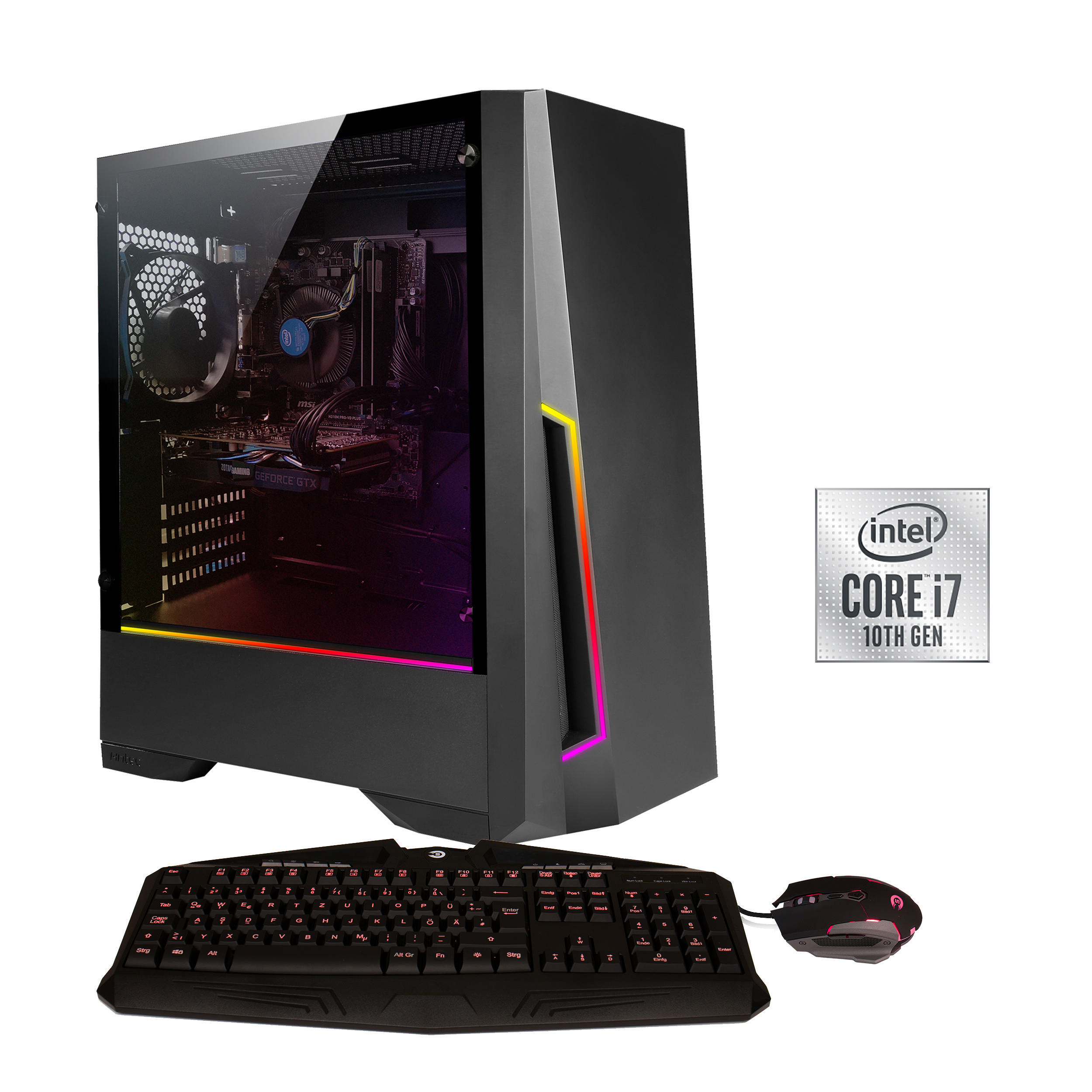 mit Intel® SSD, GeForce 16 RAM, NVIDIA, Gaming-PC GB 6596, Windows RTX™ HYRICAN 960 10, i7-10700F Prozessor, GB PANDORA 3070