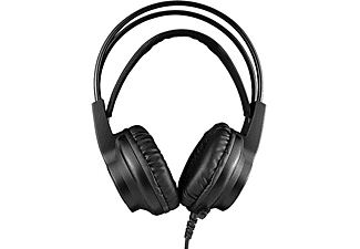 RAMPAGE RM-K15 X-MASTER Siyah Usb 7.1 RGB Ledli Gaming Oyuncu Mikrofonlu Kulak Üstü Kulaklık Siyah
