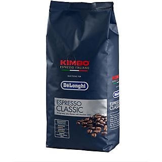 Café en grano - De'Longhi Kimbo Silver Classic, 1 kg, Arábica y Robusta