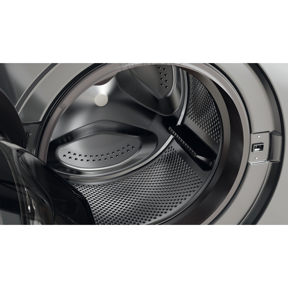 Lavadora carga frontal - Whirlpool FFB 8248 SBV SP, 8 kg, 1200 rpm, 13 programas,  Plata