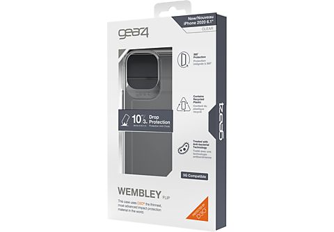 GEAR4 Wembley Flip voor iPhone 12/12 Pro Transparant