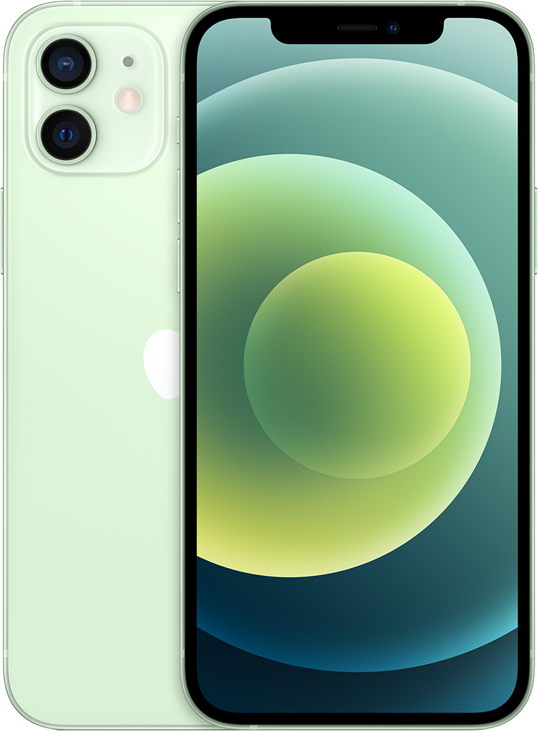 APPLE iPhone 12 64 GB SingleSIM Zöld Kártyafüggetlen Okostelefon