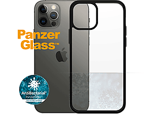 PANZERGLASS ClearCase met Zwart Frame voor Apple iPhone 12/12 Pro
