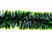 FAMILY CHRISTMAS 55969E Fenyő girland - ombre zöld - 180 cm - átmérő: 17 cm