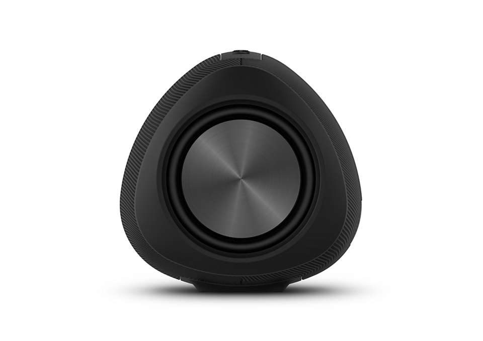 PHILIPS S6305 Bluetooth Lautsprecher, Schwarz, Wasserfest
