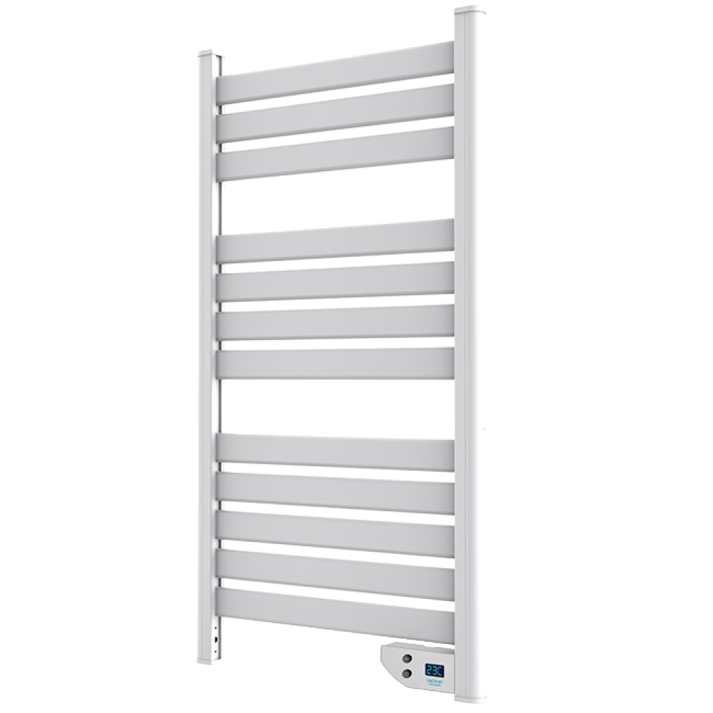 Radiador - Cecotec Toallero Ready Warm 9000 Twin Towel, 500 W, 8 m², Blanco