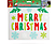 FAMILY CHRISTMAS 55204X Zselés ablakdekor szett - Karácsony - XXL - 30 x 30 cm