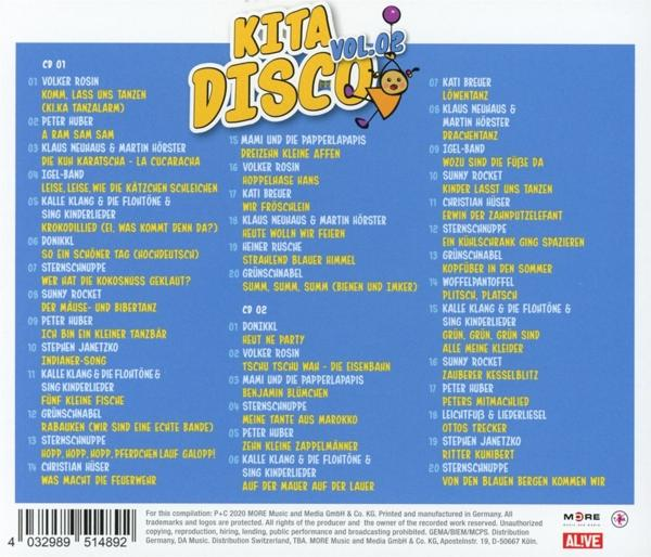 Ein CD-Cover mit einer Zeichentrickfigur und Text auf Deutsch.
