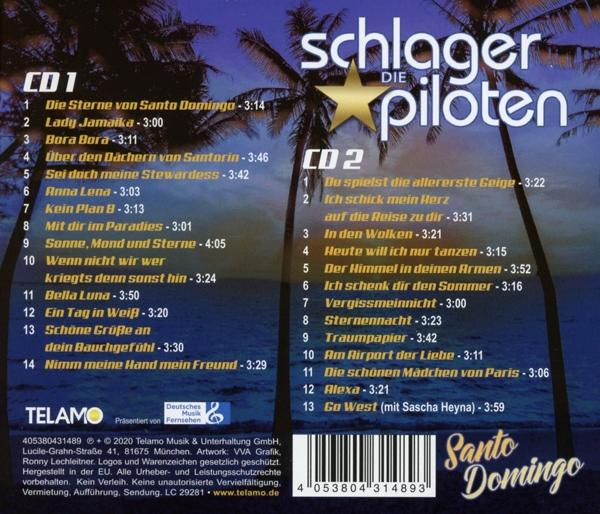 CD-Cover mit Text auf Deutsch. Enthält Songtitel und ein Sternlogo.