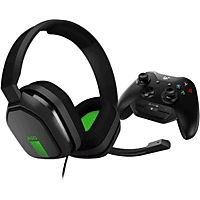 ASTRO GAMING A10 Headset + M60 MixAmp (Xbox One, Xbox X|S, PC, MAC), Grau/Grün