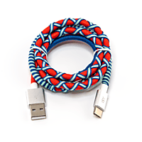 ISY Datenkabel USB-C, 1 Meter, Mehrfarbig (IUC-4100-RB-C)