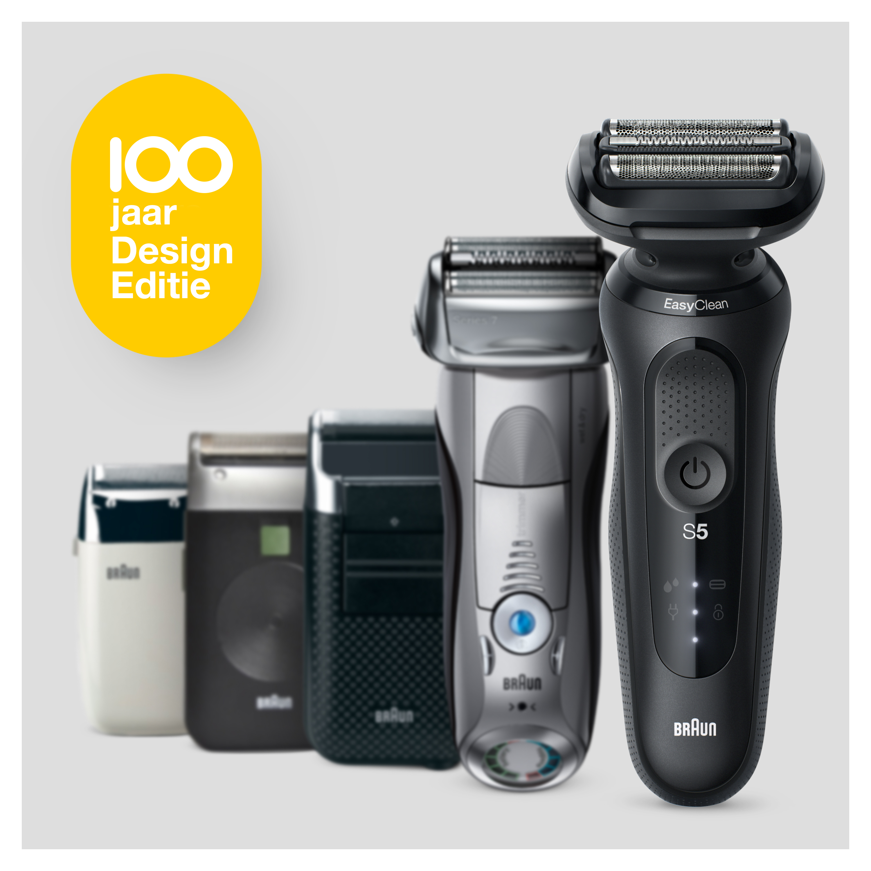 BRAUN Series 5 Elektrisch scheerapparaat met Reisetui - 100 jaar editie