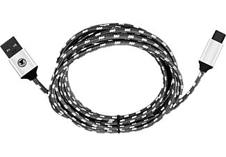 SNAKEBYTE Charge&Data:Cable 5 - Cavo USB-C (Bianco/Nero)