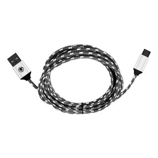 SNAKEBYTE Charge&Data:Cable 5 - Câble USB-C (Blanc/Noir)