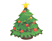 FAMILY CHRISTMAS 56513A Karácsonyi RGB LED dekor - öntapadós - fenyőfa