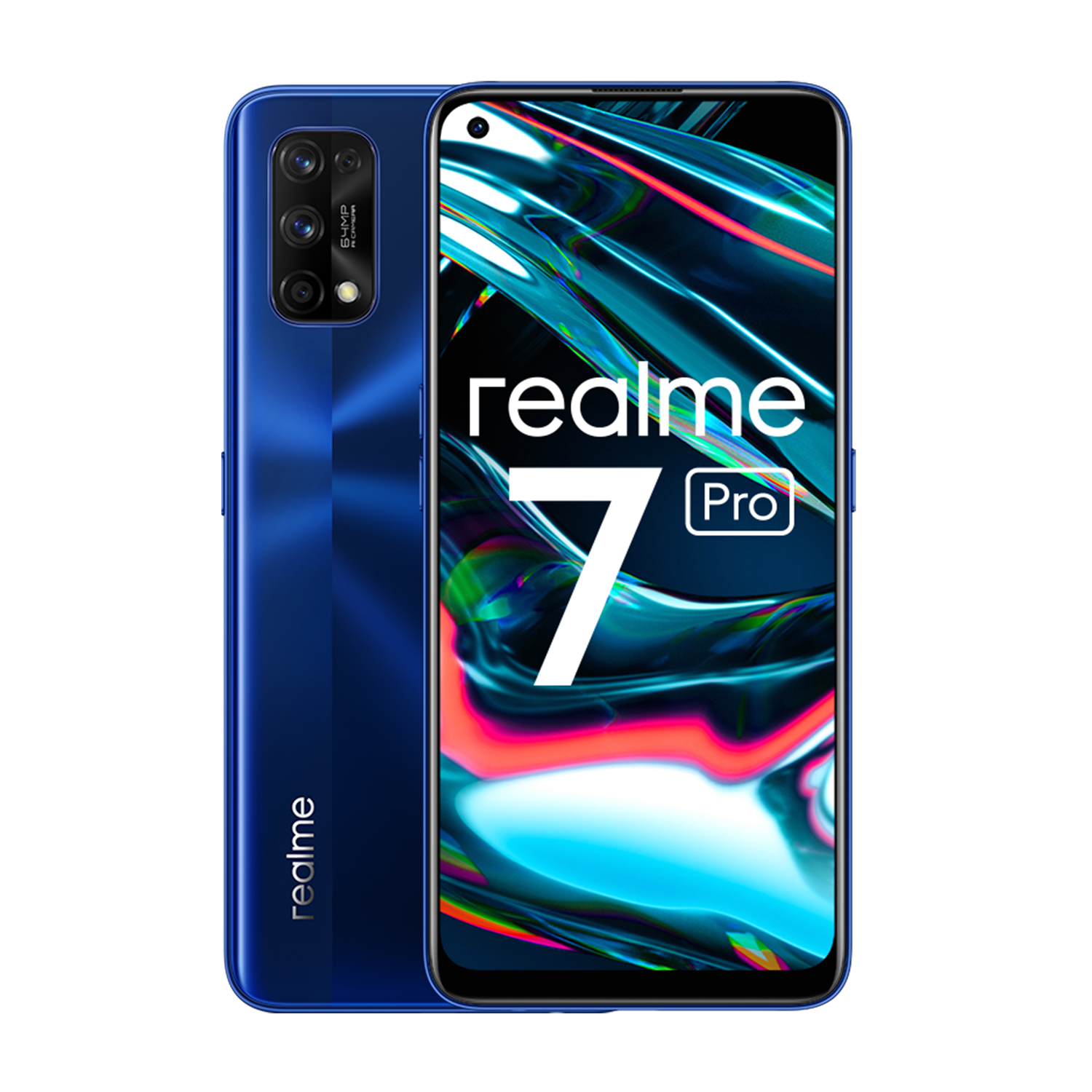 Móvil - realme 7 Pro, Azul, 128 GB, 8 GB, 6.4", Full HD+, Qualcomm Snapdragon 720G, 4500 mAh, Android