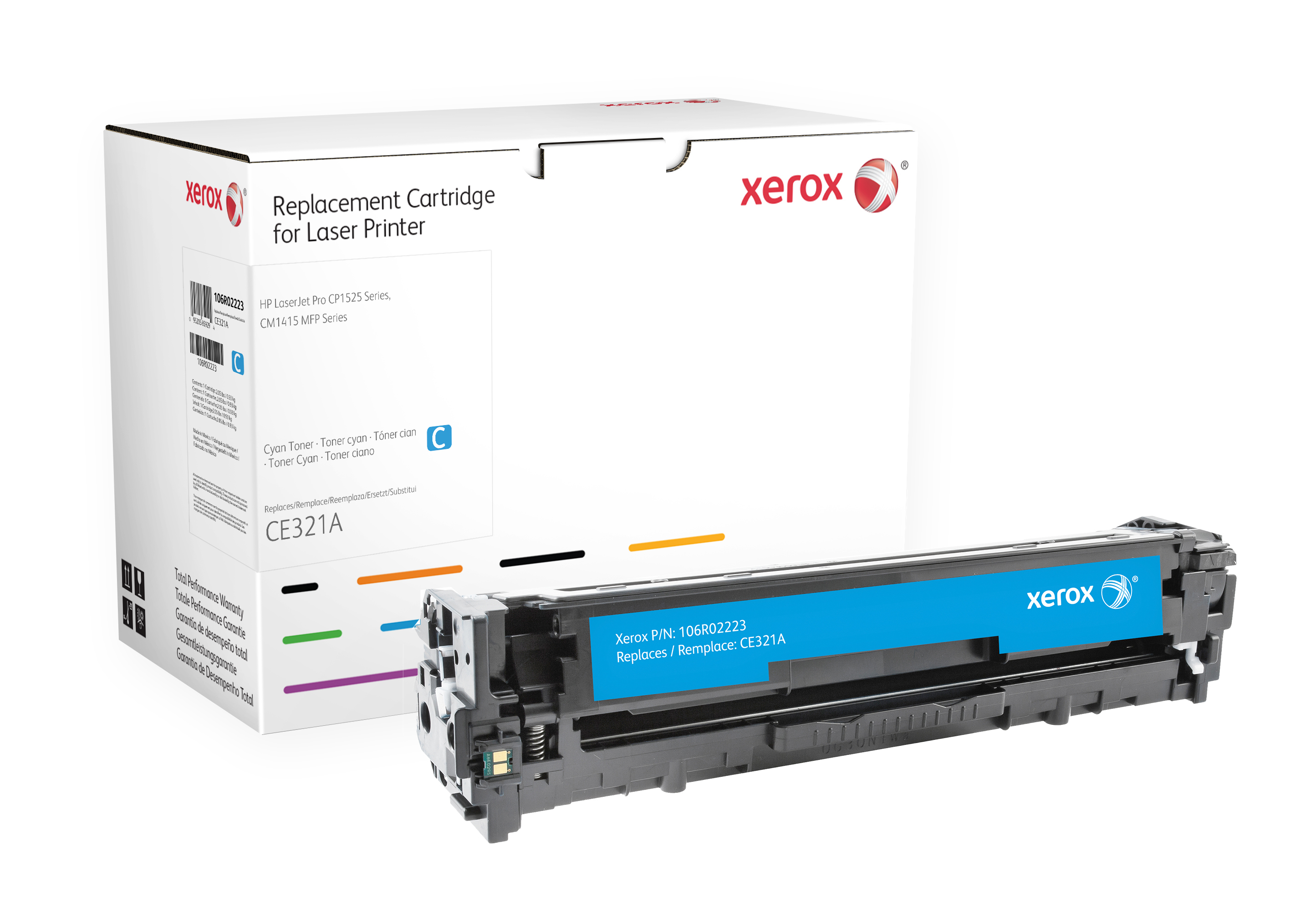 Tóner - Xerox, 106R02223CP1525 CYAN