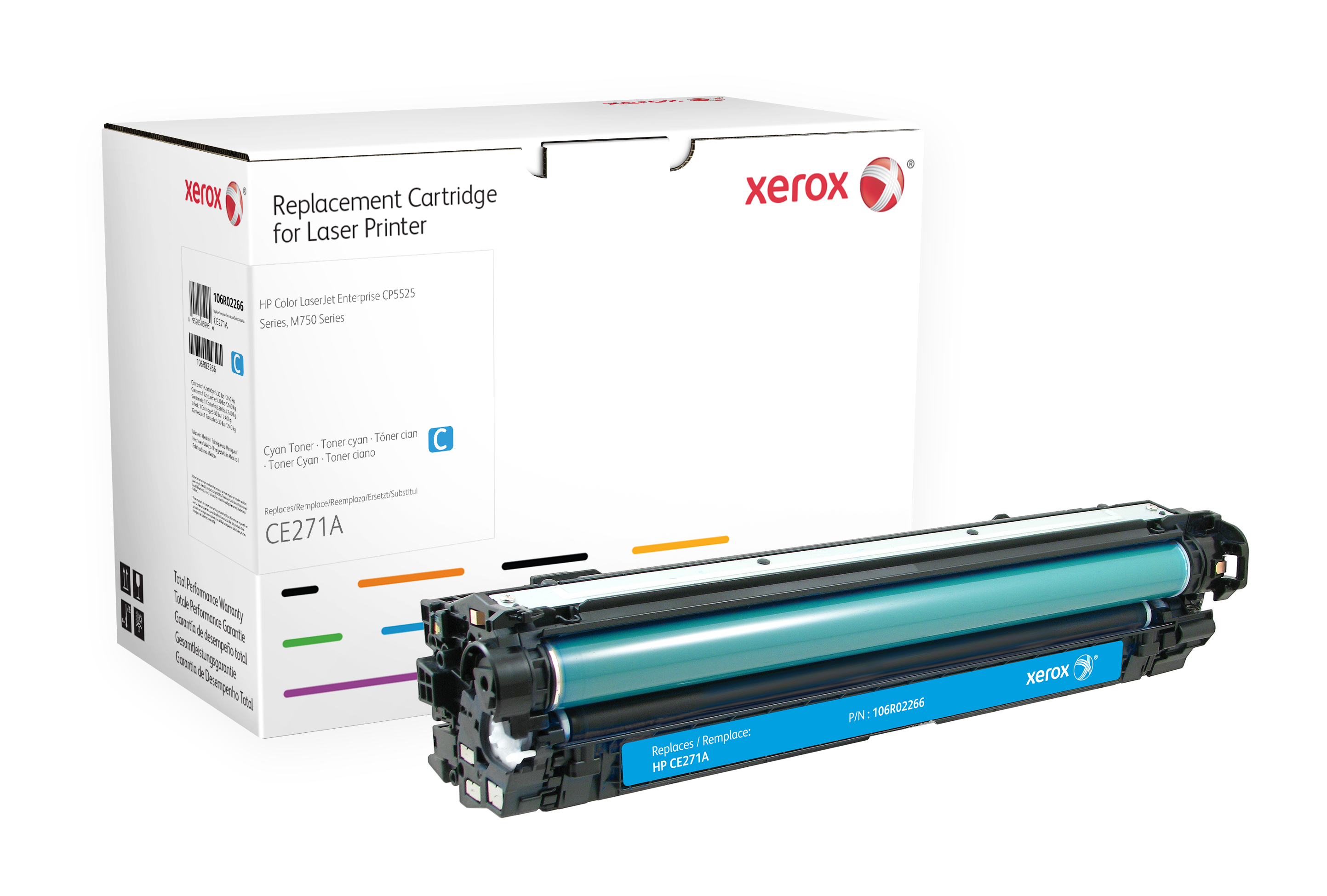 Tóner - Xerox, 106R02266CP5525 CYAN