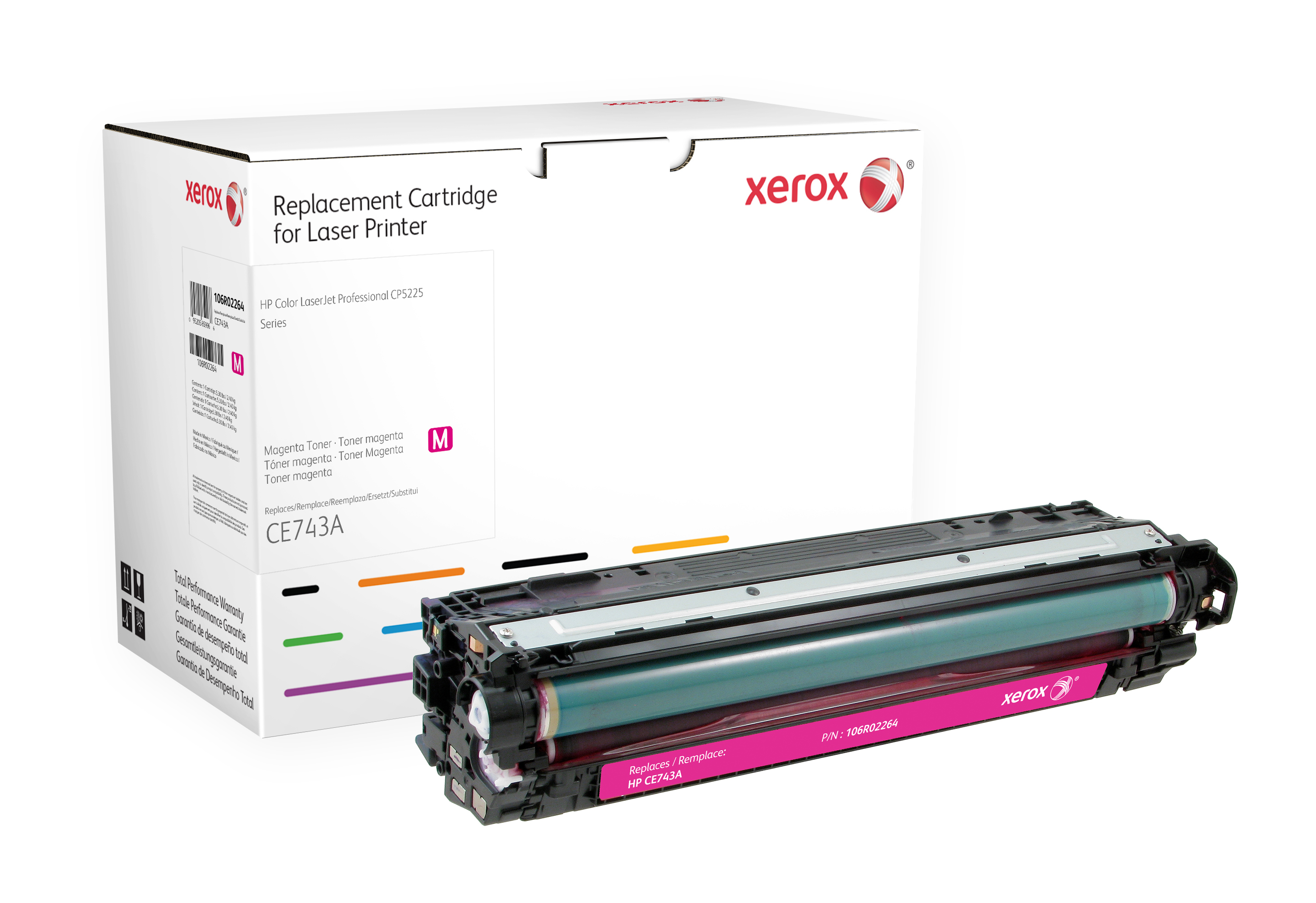 Tóner - Xerox, 106R02264CP5225 MAGENTA