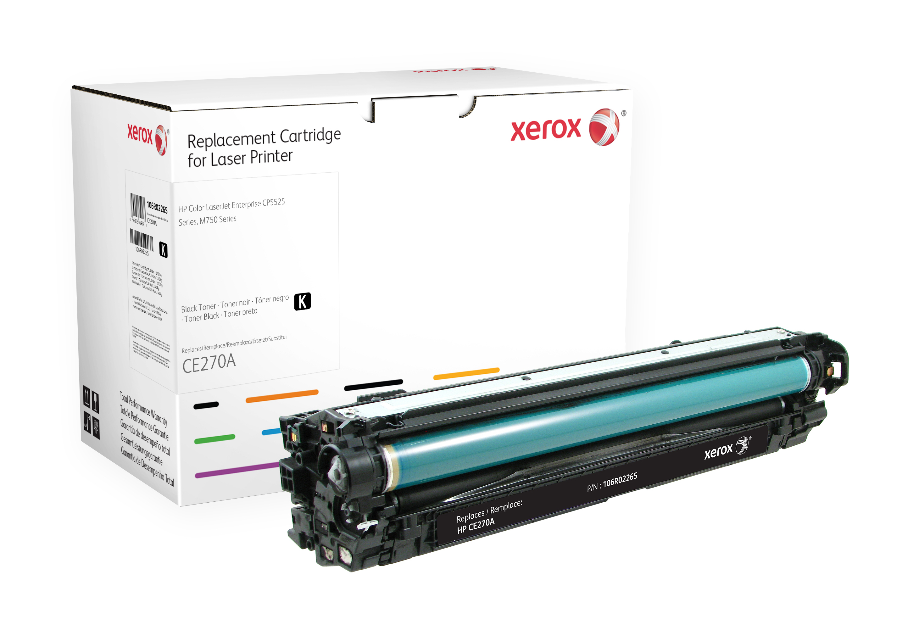 Tóner - Xerox, 106R02265CP5525 Negro