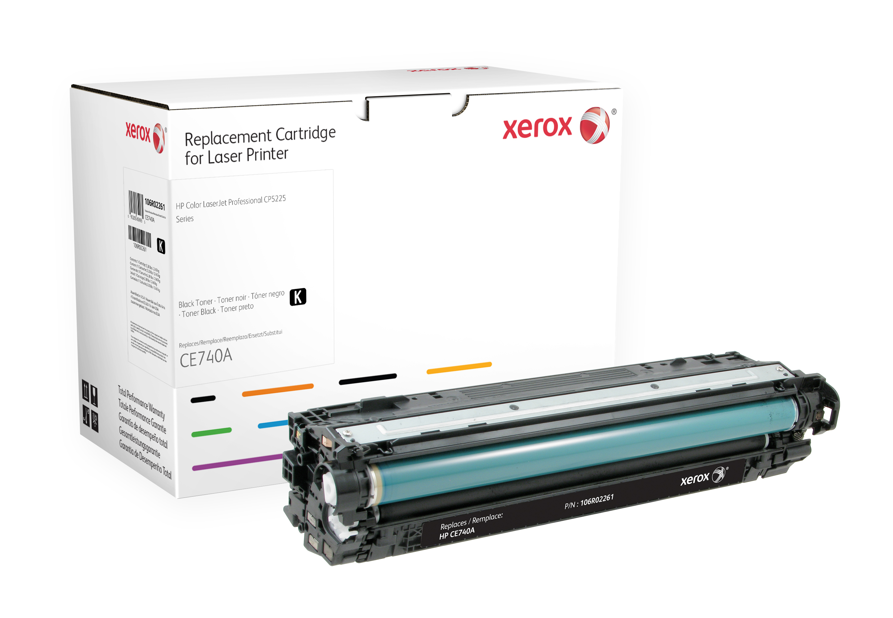 Tóner - Xerox, 106R02261CP5225 Negro