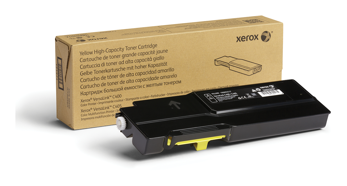Tóner y cartucho láser - Xerox 106R03517, 4800 páginas, amarillo