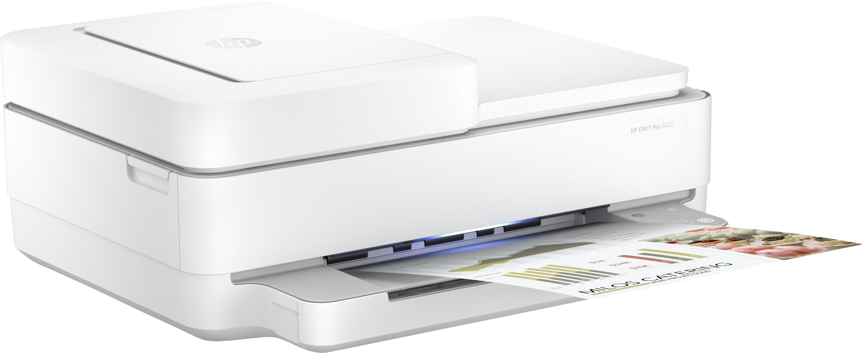Impresora multifunción - HP Envy Pro 6422, 1200 x 1200 ppp, WiFi, Blanco