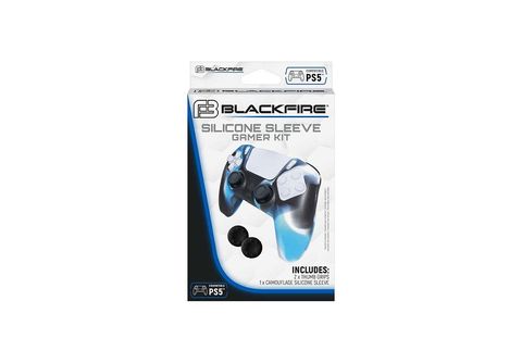 Funda + grips  Ardistel BlackFire Silicone Sleeve Gamer Kit para mandos PS5,  Silicona, Multicolor