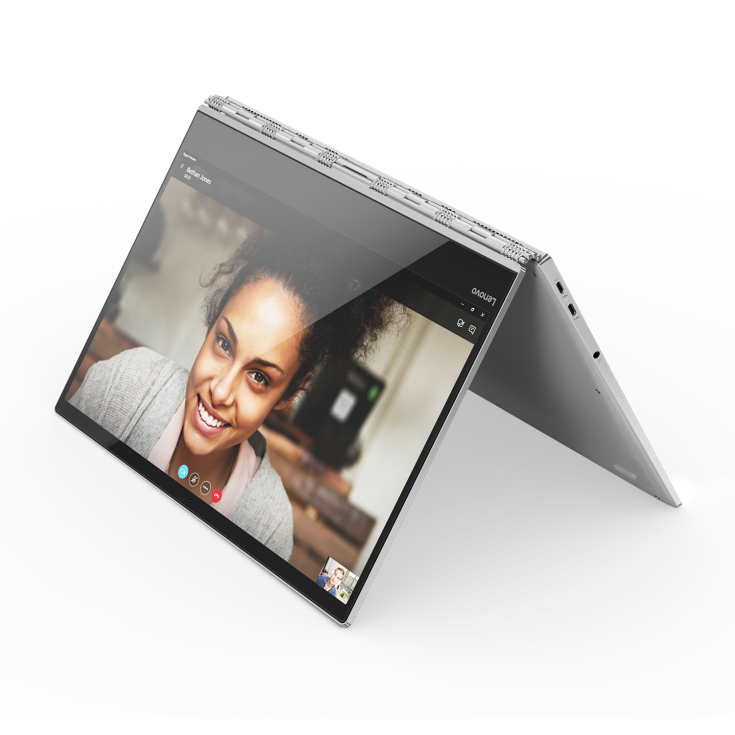 Convertible 2 en 1 - Lenovo Yoga 920-13IKB, 13.9"4K, Intel® Core™ i7-8550U,16GB, 1TB, Graphics 620, W 10 Home