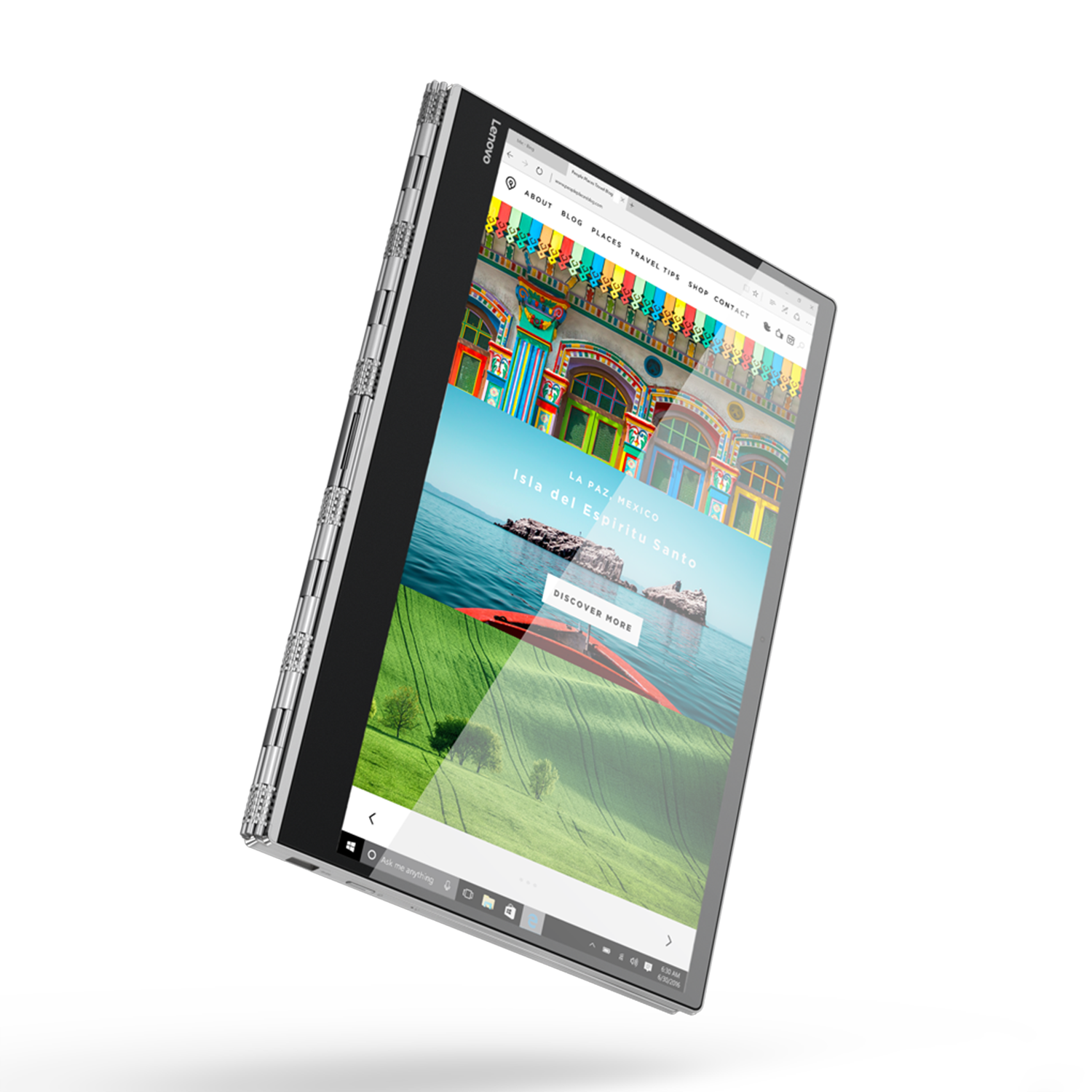 Convertible 2 en 1 - Lenovo Yoga 920-13IKB, 13.9"4K, Intel® Core™ i7-8550U,16GB, 1TB, Graphics 620, W 10 Home