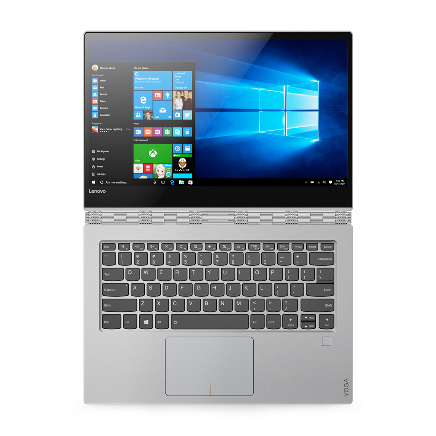Convertible 2 en 1 - Lenovo Yoga 920-13IKB, 13.9"4K, Intel® Core™ i7-8550U,16GB, 1TB, Graphics 620, W 10 Home