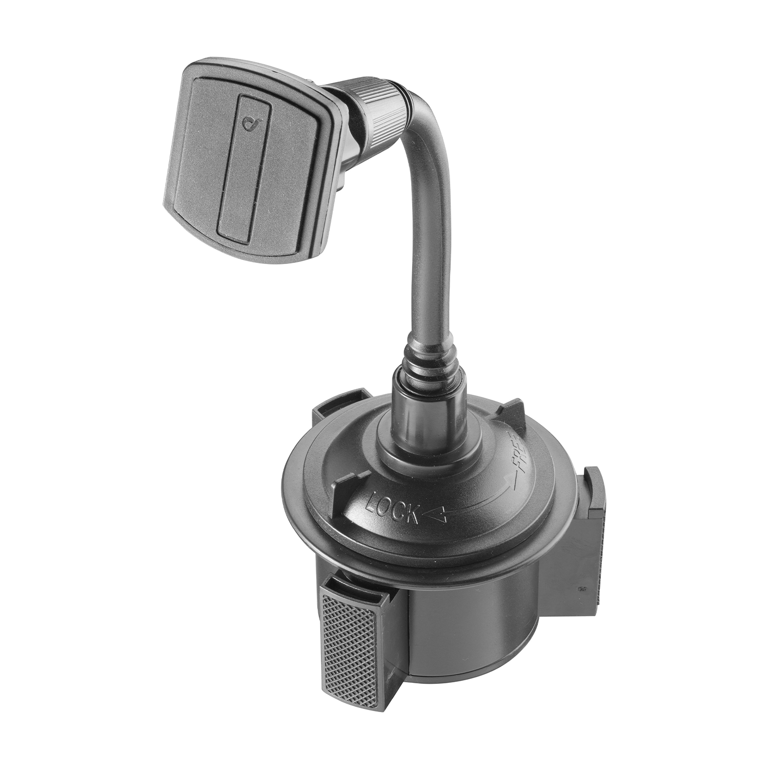 Soporte de móvil para coche - CellularLine MAG4CUPHOLDERK, Universal, Magnético, Negro