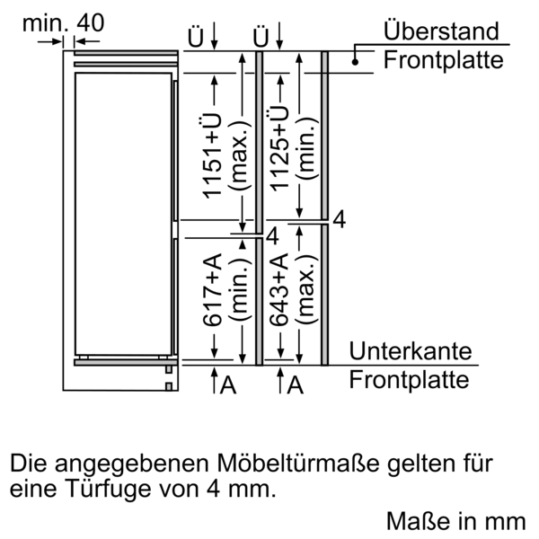 NEFF KI6873FE0 N 70 Kühlgefrierkombination (E, 276 l, 1772 mm hoch, Weiß)