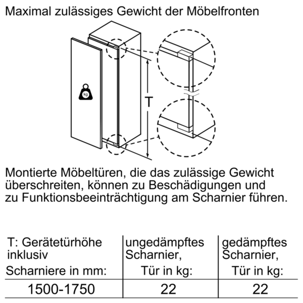 NEFF KI1813FE0 N 70 Kühlschrank (321 l, E, 1772 mm hoch, k.A.)