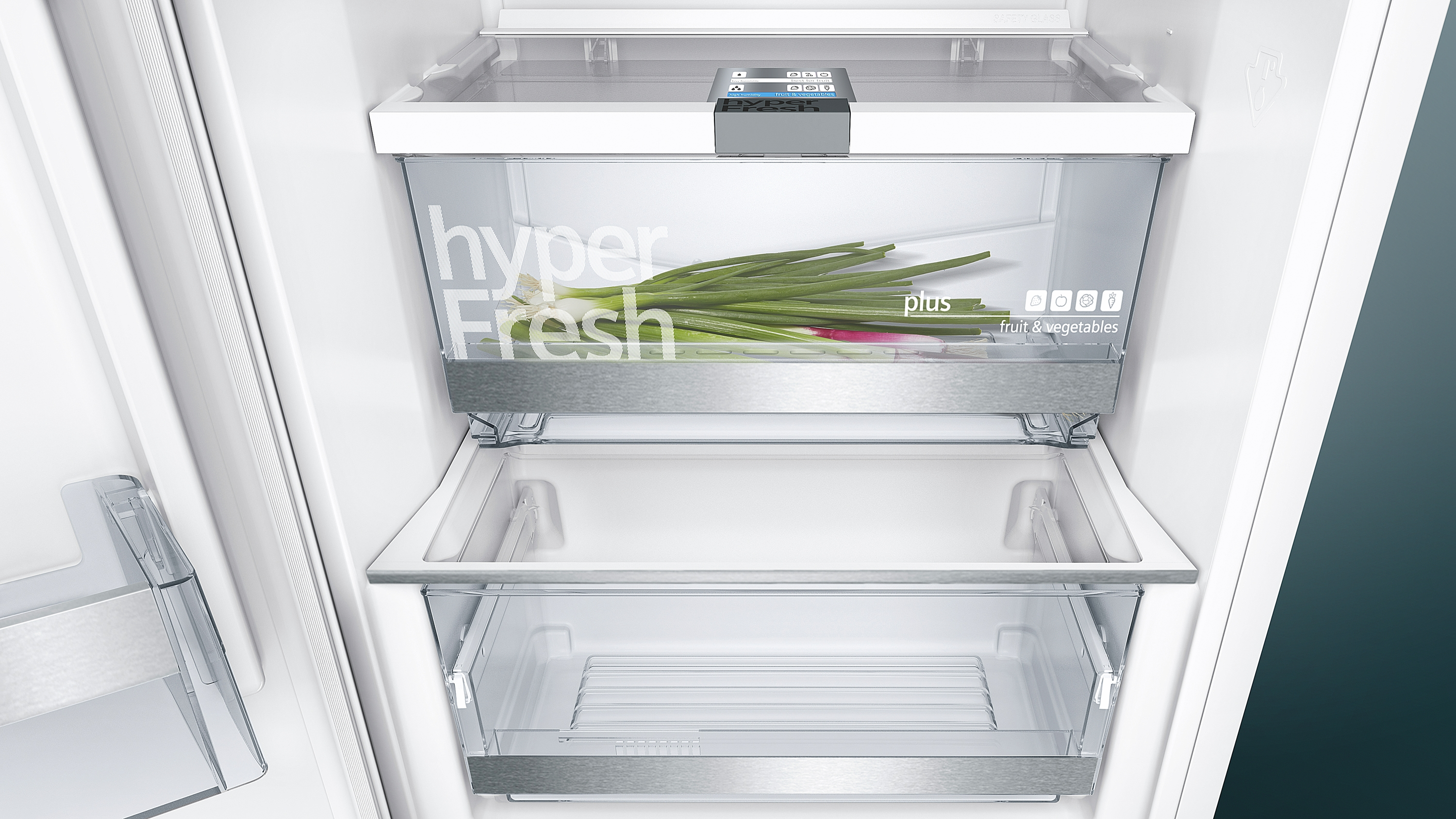 Frigorífico una puerta - Siemens KS36VAWEP, Circulación dinámica, 346 l, 186 cm, 39 dB, Blanco