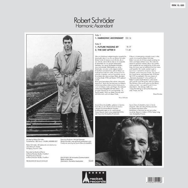 Das Cover eines Schallplattenalbums. Schwarz-Weiß-Foto eines Mannes im Mantel.